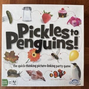Pickles To Penguins Quick Thinking Party‎ Game Outset Family 2+ Players Ages 8+